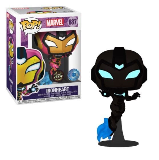 Funko Pop! Marvel Chase Ironheart Pop In A Box Exclusive #687