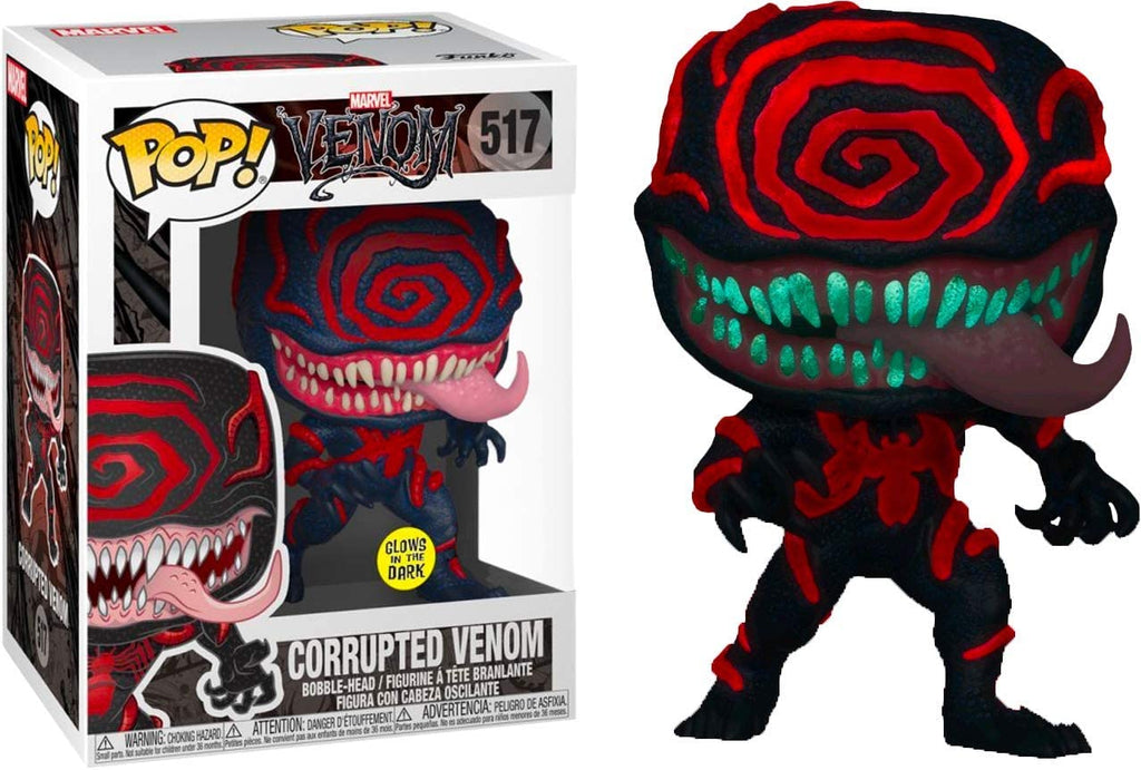Funko Pop! Marvel Corrupted Venom Official Convention Exclusive Glow in the Dark #517