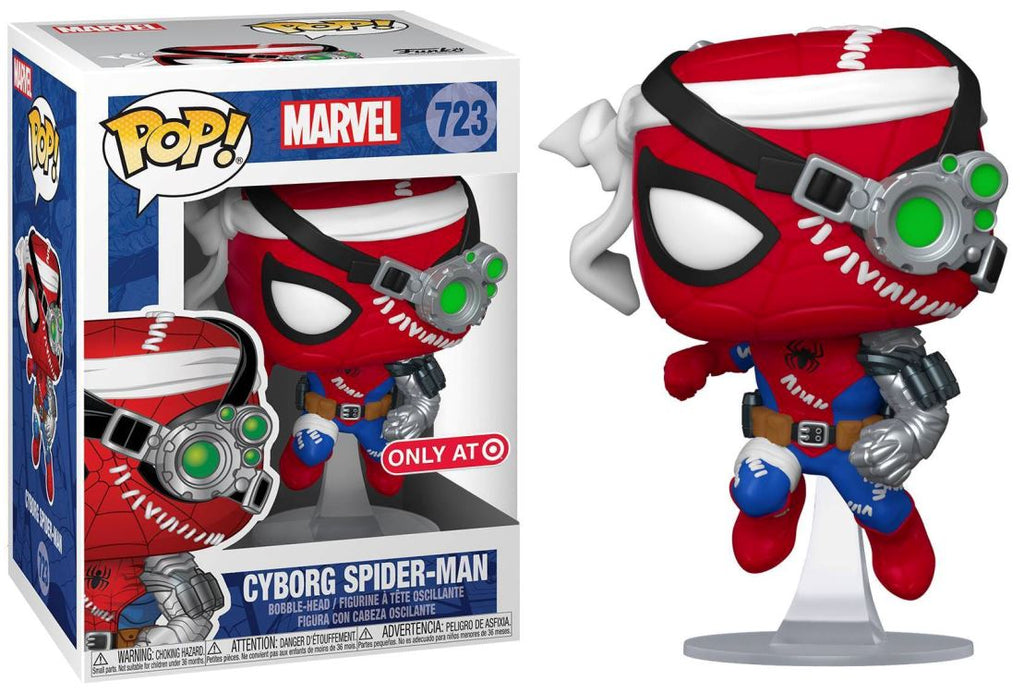 Funko Pop! Marvel Cyborg Spider-Man Exclusive #723 Undiscovered Realm 