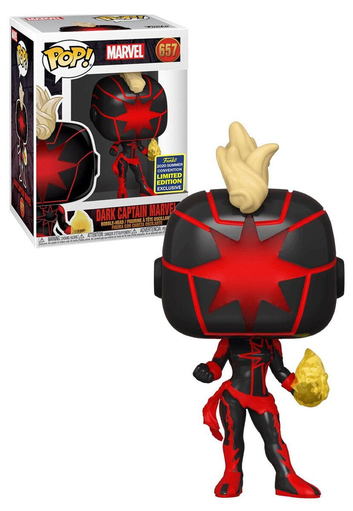 Funko Pop! Marvel Dark Captain Marvel Summer Convention Exclusive #657