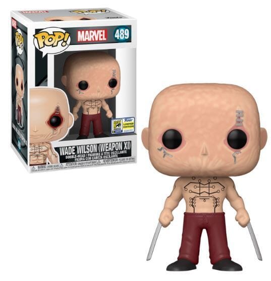 Funko Pop! Marvel Deadpool Wade Wilson Weapon XI SDCC Sticker Exclusive #489
