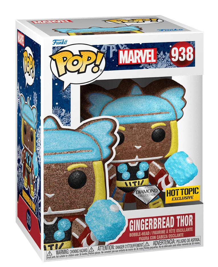 Funko Pop! Marvel Gingerbread Thor Diamond Exclusive #938