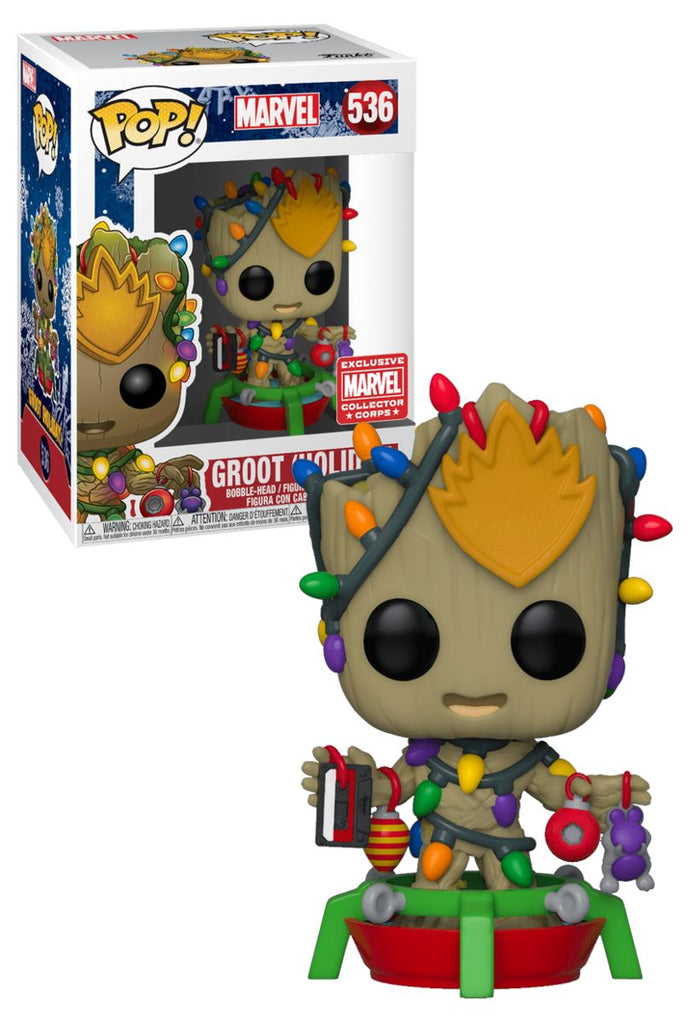 Funko Pop! Marvel Holiday Groot Collector Corps #536