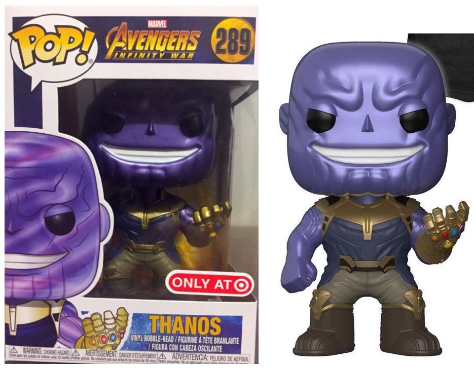 Funko Pop! Marvel Infinity War Thanos Metallic Exclusive #289