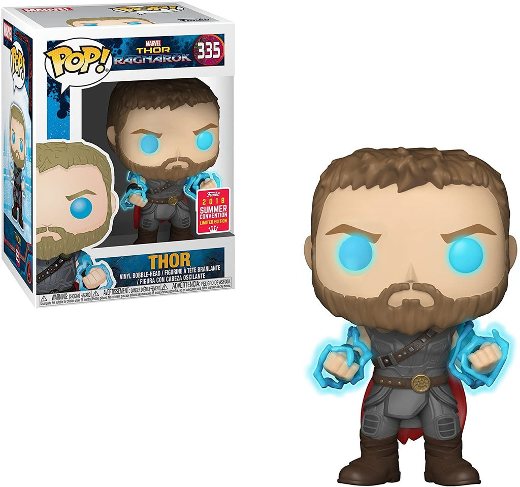 Funko Pop! Marvel Ragnarok Thor Lightning Glow in the Dark Exclusive #335