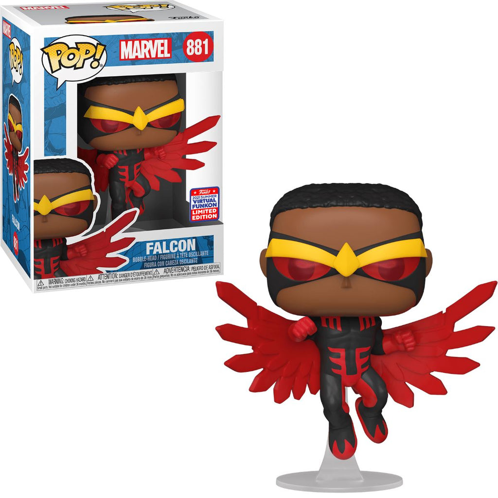 Funko Pop! Marvel Red Suit Falcon (Virtual Funkon) Exclusive #881