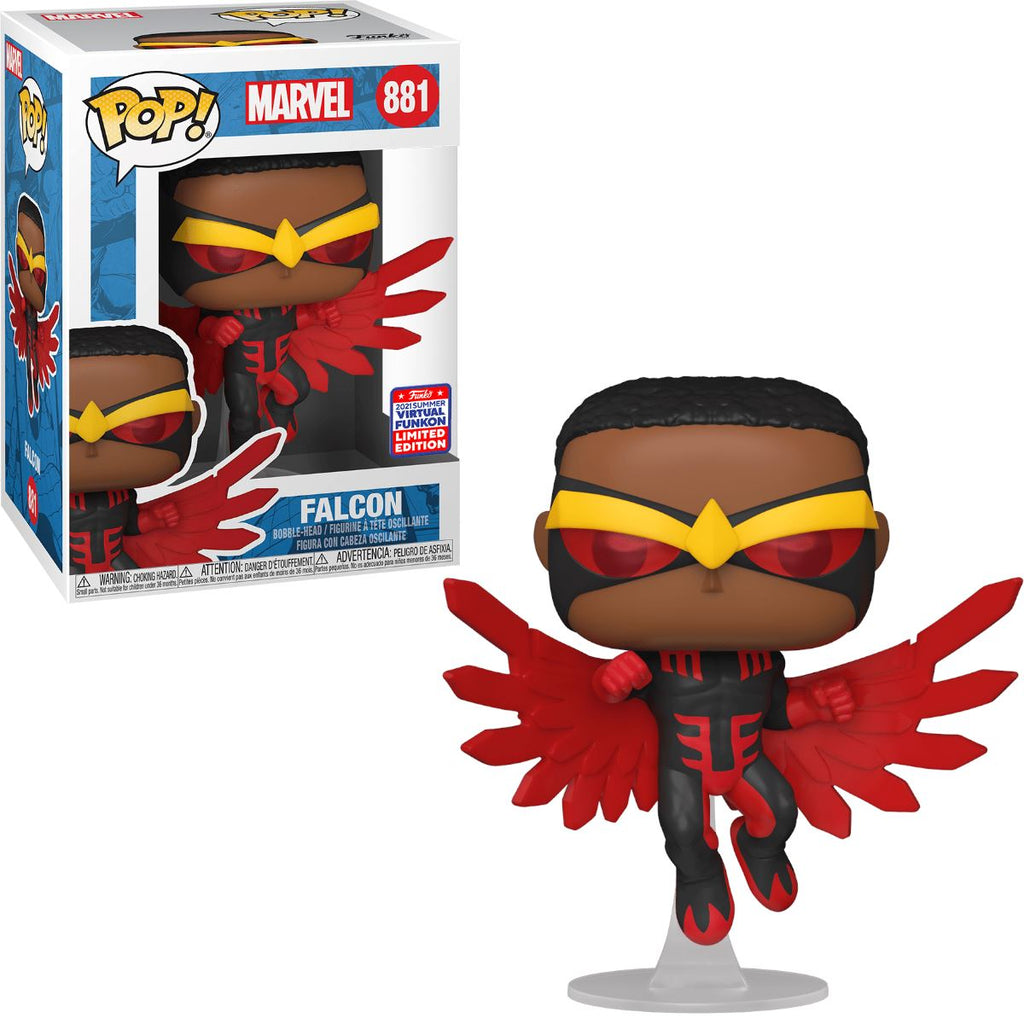 Funko Pop! Marvel Red Suit Falcon (Virtual Funkon) Exclusive #881