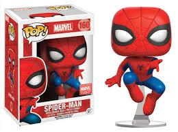 Funko Pop! Marvel Spider Man (Action Pose) Collector Corp Exclusive #160 Funko 
