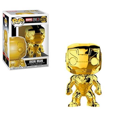 Funko Pop! Marvel Studios 10th Anniversary Gold Chrome Iron Man #375