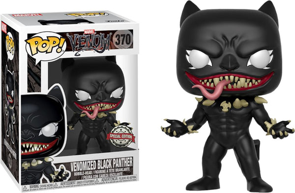 Funko Pop! Marvel Venomized Black Panther Exclusive #370