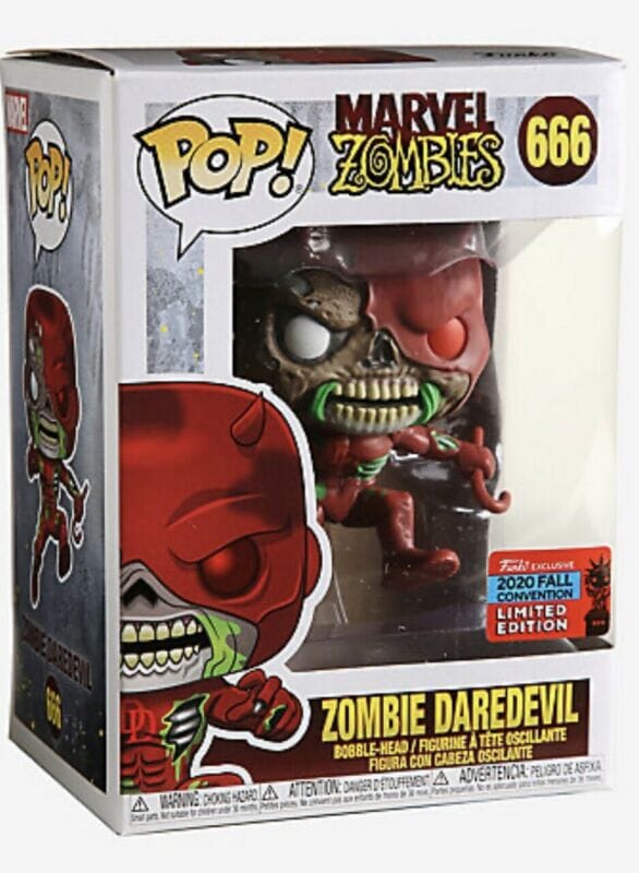 Funko Pop! Marvel Zombie Daredevil Fall Convention Exclusive #666