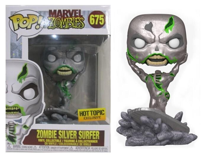 Funko Pop! Marvel Zombie Silver Surfer Exclusive #675