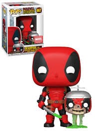 Funko Pop! Marvel Zombies Deadpool with Headpool Collector Corp Exclusive #667