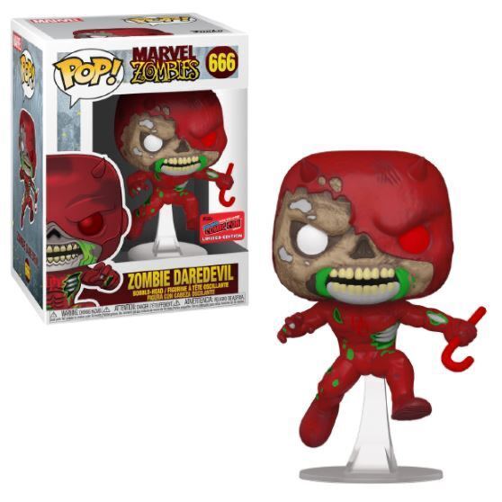 Funko Pop! Marvel Zombies Zombie Daredevil (NYCC Official Sticker) Exclusive #666