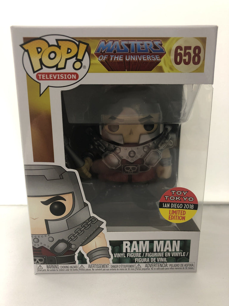 Funko Pop! Masters of the Universe Ram Man SDCC Exclusive #658
