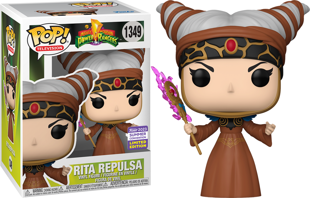 Funko Pop! Mighty Morphin Power Rangers Rita Repulsa Summer Convention Exclusive #1349