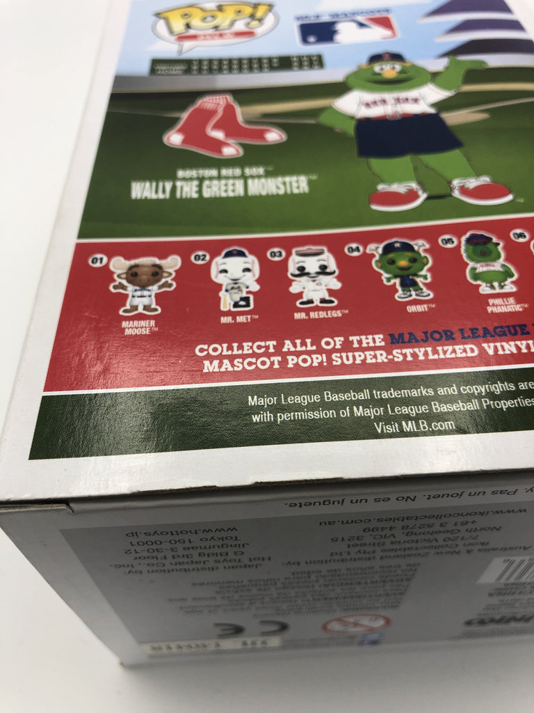 Funko Pop! MLB Boston Red Sox Wally the Green Monster #07 (Light Box Damage) Funko 