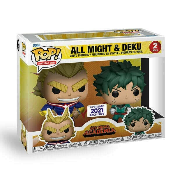 Funko Pop! My Hero Academia All Might & Deku Exclusive 2-Pack 