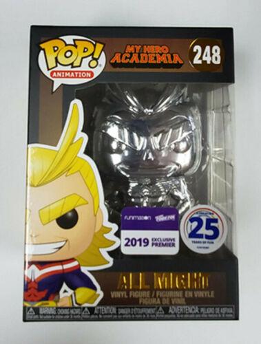 Funko Pop! My Hero Academia Chrome All Might with NYCC Exclusive Sticker #248