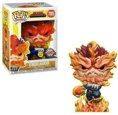 Funko Pop! My Hero Academia Endeavor (Glow) Exclusive #785 (Special Edition Sticker)