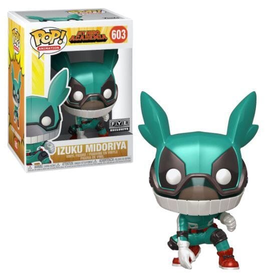 Funko Pop! My Hero Academia Izuku Midoriya (Deku w/ Helmet) Metallic Exclusive #603