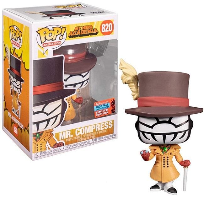 Funko Pop! My Hero Academia Mr. Compress Fall Convention Exclusive #820