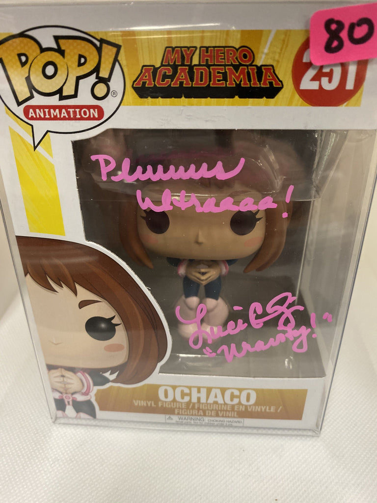 Funko Pop! My Hero Academia Ochaco Signed Autographed by Michelle Christian #251