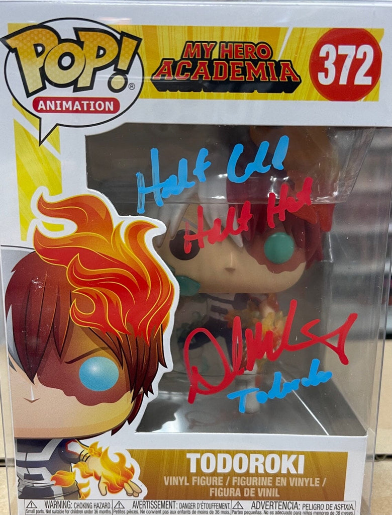 Funko Pop! My Hero Academia Todorokii Signed Autographed by David Matranga 