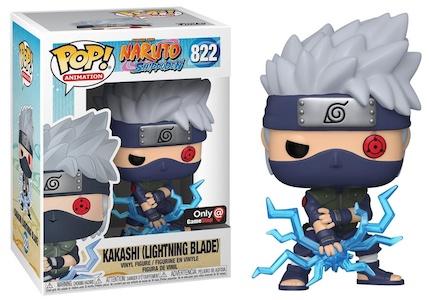 Funko Pop! Naruto Shippuden Kakashi (Lightning Blade) (Action Pose) Exclusive #822