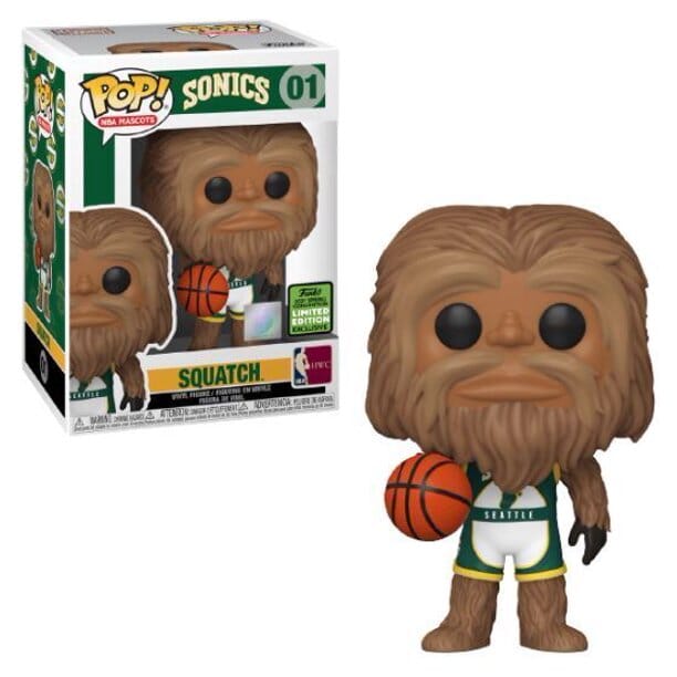 Funko Pop! NBA Mascots Sonics Squatch Spring Exclusive #01