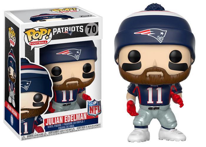 Funko Pop! New England Patriots Julian Edelman #70 (Light Box Damage)