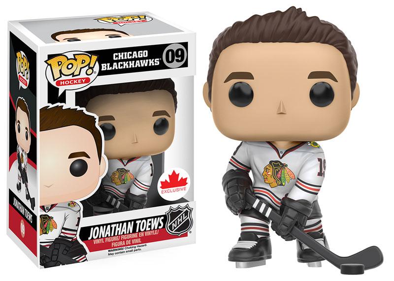 Funko Pop! NHL Chicago Blackhawks Jonathan Toews (Away Jersey) Exclusive #09