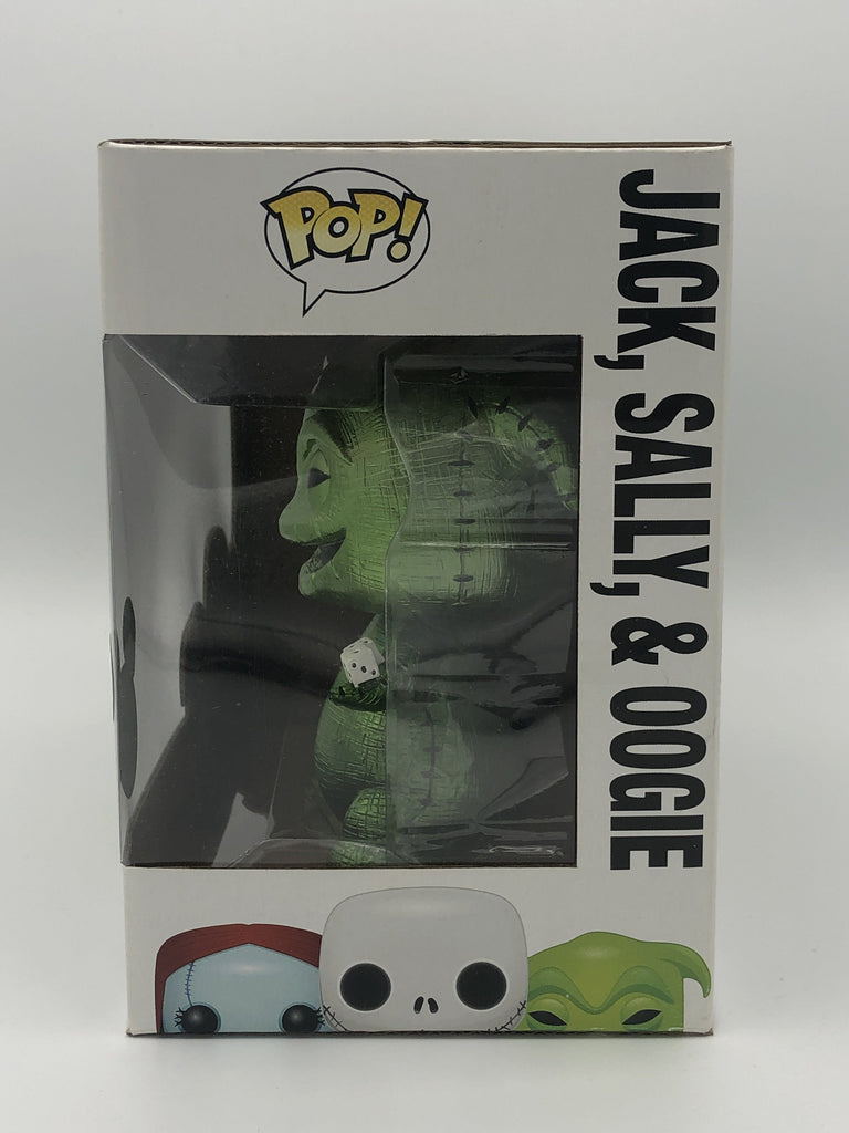 Funko Pop! Nightmare Before Christmas NBC Metallic Jack Sally Oogie D23 Exclusive 3 Pack *Shelf Wear* Funko 