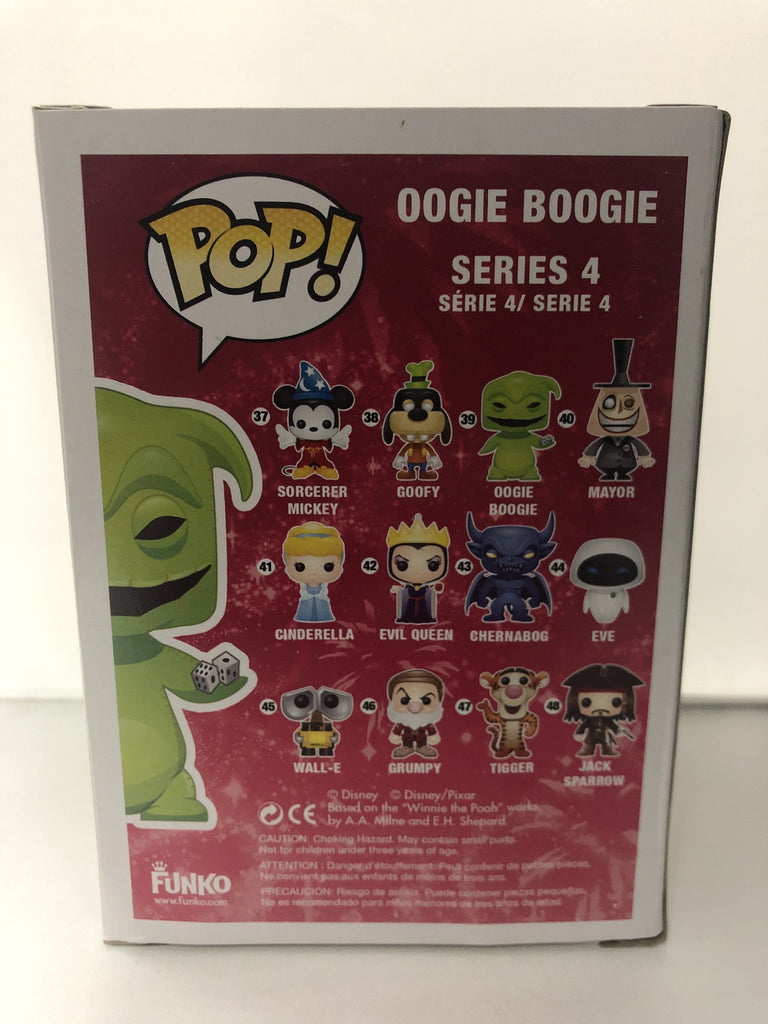 Funko Pop! Nightmare Before Christmas NBC Oogie Boogie Glow (GID) SDCC Exclusive #39 *Damaged Box* Funko 