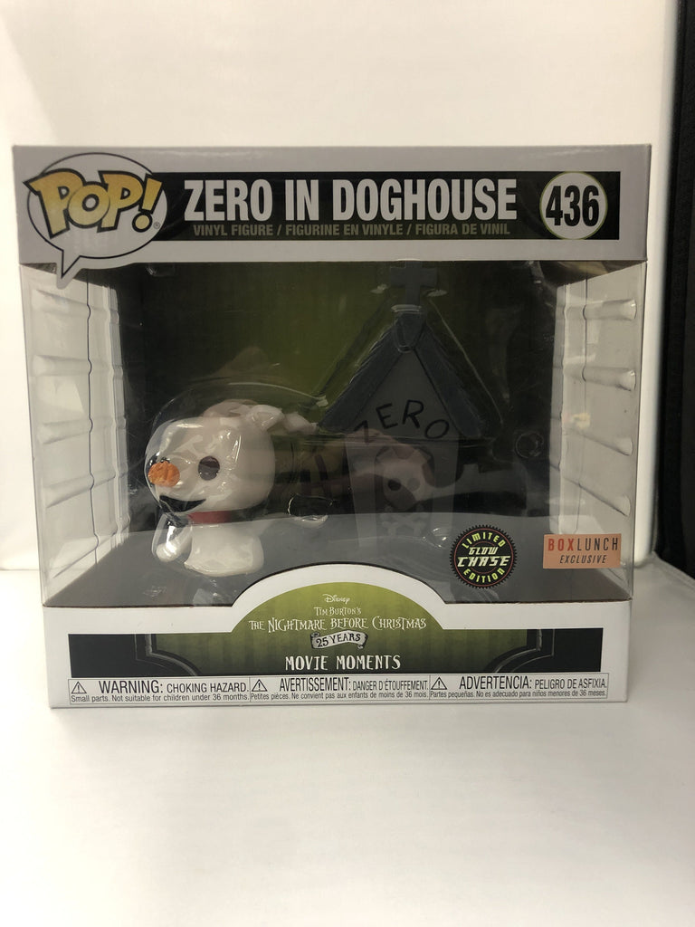 Funko Pop! Nightmare Before Christmas NBC Zero in Doghouse Glow (GID) CHASE Exclusive #436