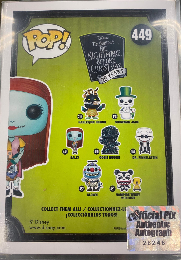 Funko Pop! Nightmare Before Christmas Sally Signed Autographed by Catherine O'Hara Funko 