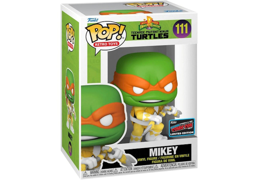Funko Pop! Ninja Turtles (TMNT) Mikey as Power Ranger NYCC Official Sticker #111