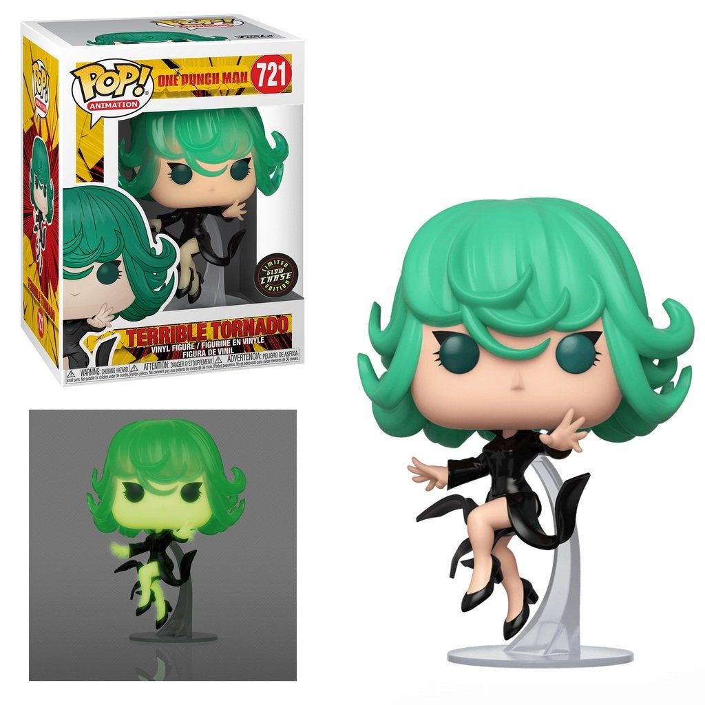 Funko Pop! One Punch Man Terrible Tornado Glow in the Dark Chase #721