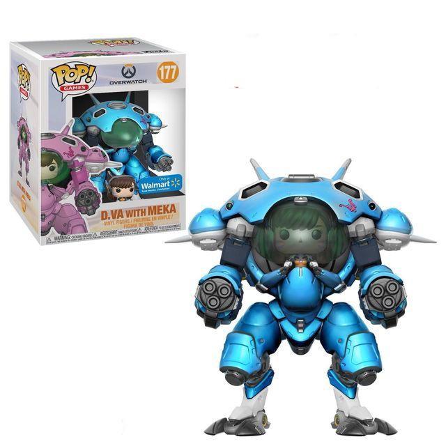 Funko Pop! Overwatch Blue D.VA with Meka Walmart Exclusive #177