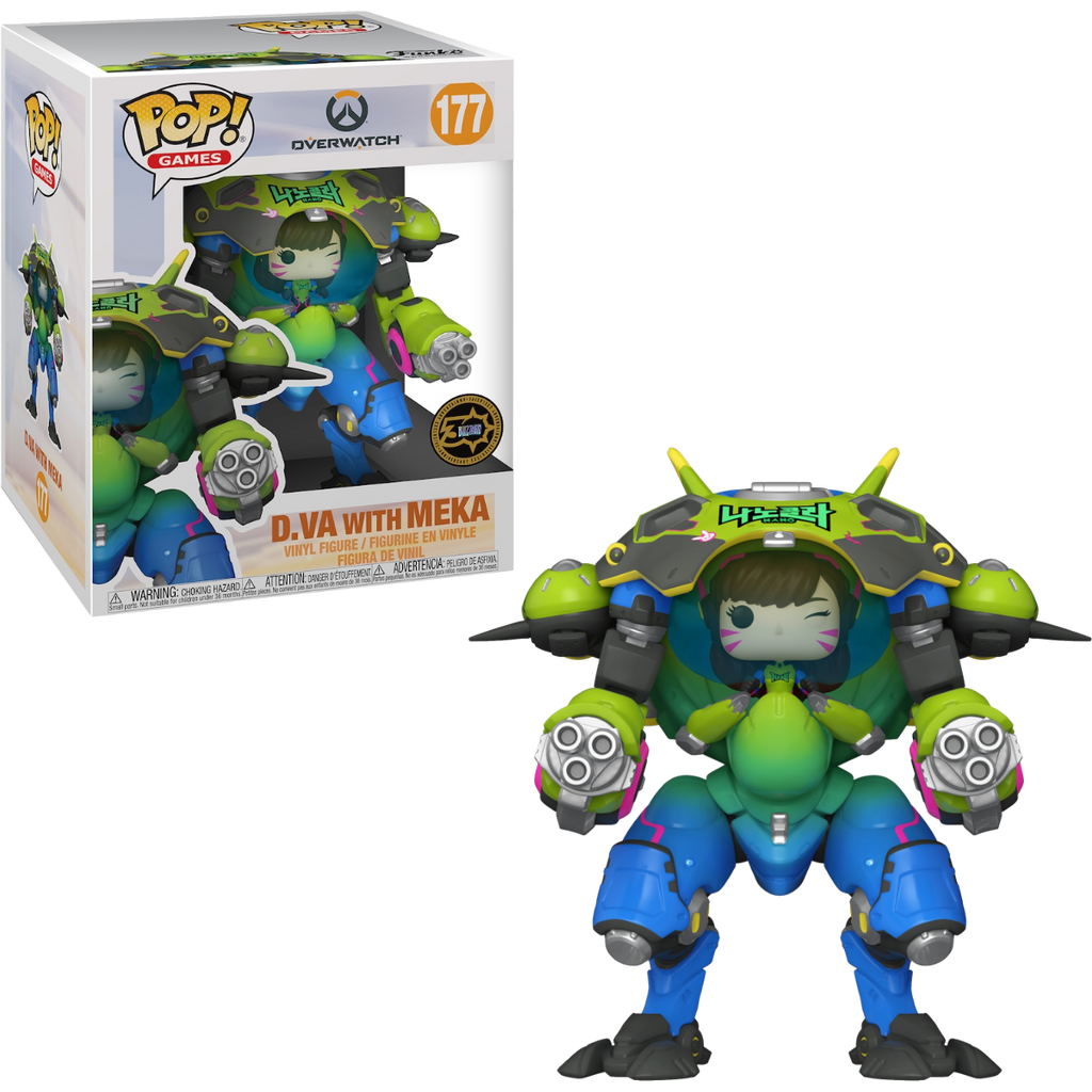 Meka Overwatch Dva Pop Funko Pop! Overwatch Green Metallic With