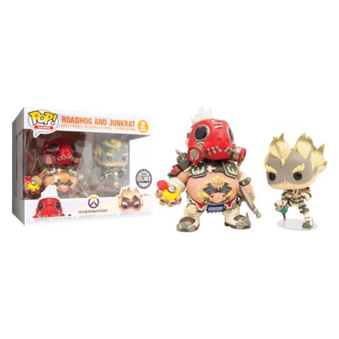 Funko Pop! Overwatch Roadhog and Junkrat Blizard Exclusive 2-Pack 