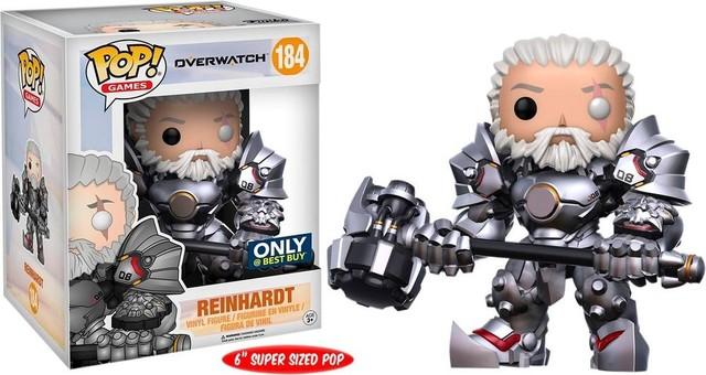 Funko Pop! Overwatch Unmasked Reinhardt Best Buy Exclusive 6-Inch #184