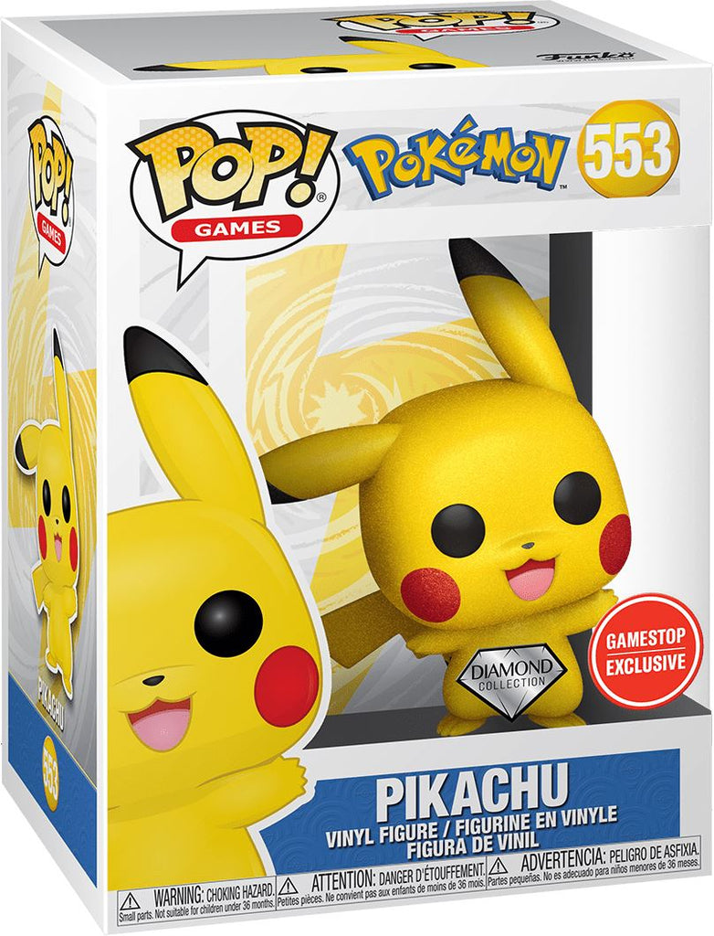 Funko Pop! Pokemon Diamond Pikachu (Waving) Exclusive #553