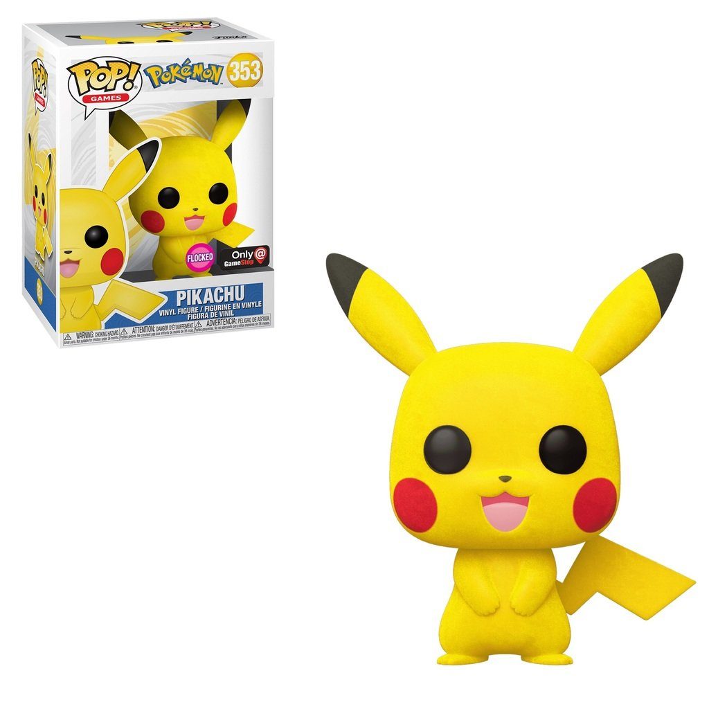 Funko Pop! Pokemon Flocked Pikachu Exclusive #353