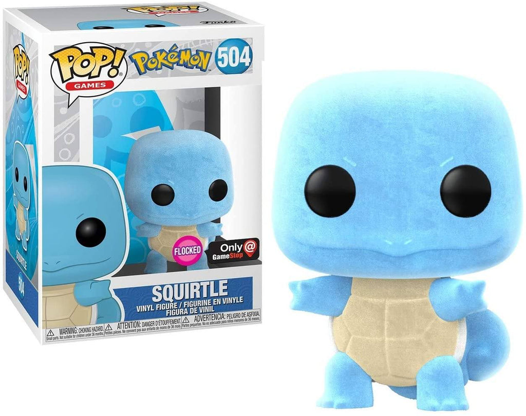 Funko Pop! Pokemon Flocked Squirtle Exclusive #504