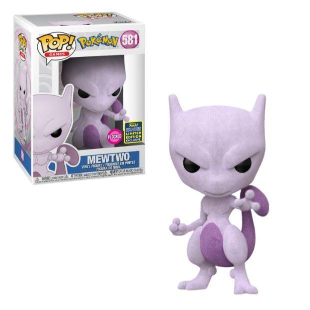 Funko Pop! Pokémon Mewtwo Flocked Summer Exclusive #581 