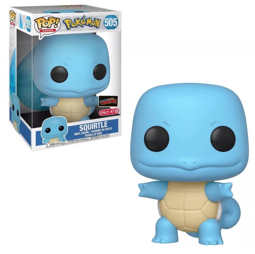 Funko Pop! Pokemon Squirtle 10 Inch Exclusive (NYCC Debut) #505