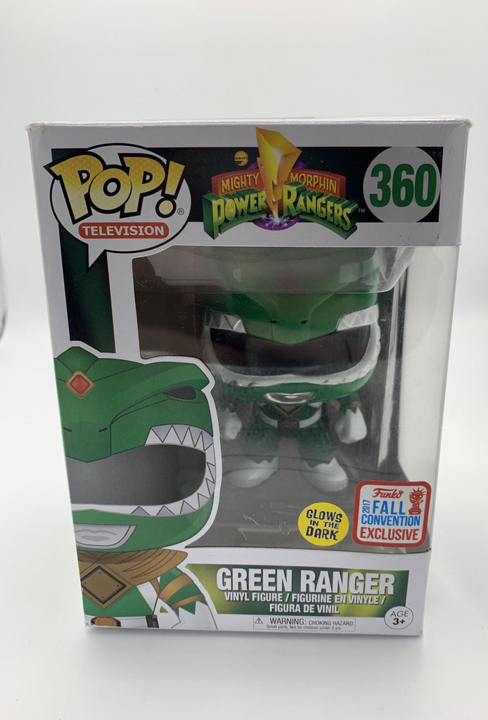 Funko Pop! Power Rangers Green Ranger Glow in the Dark (GID) Exclusive #360 (Heavy Box Damage)