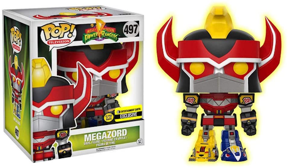 Funko Pop! Power Rangers Megazord Glow in the Dark GID 6 Inch Exclusive #497