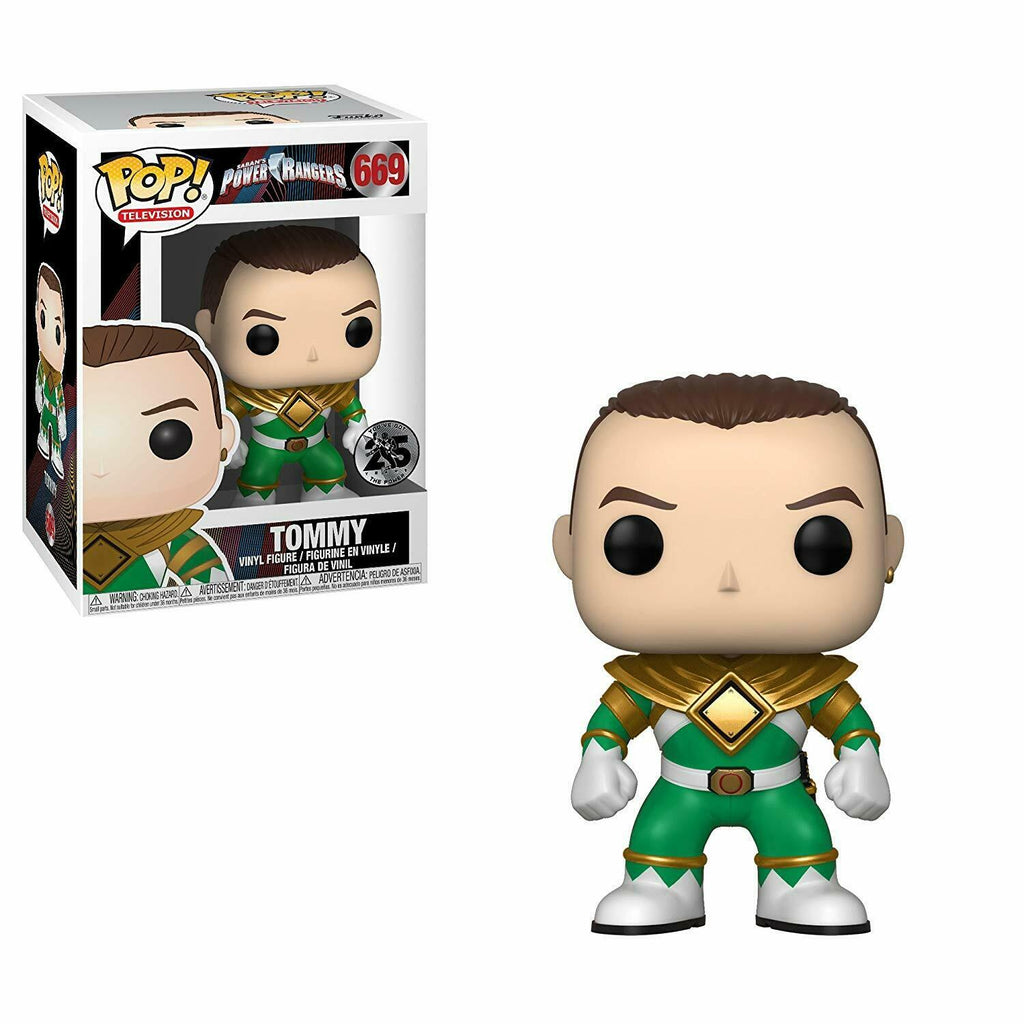 Funko Pop! Power Rangers Tommy (Green Ranger) Unmasked #669